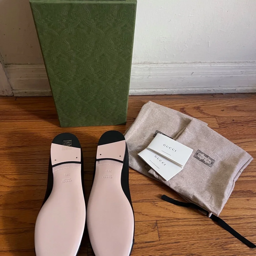 Gucci Napa Charlotte Ballet Shoe - Picture 3 of 10